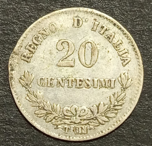 Cents lire 1863 - cents, bb