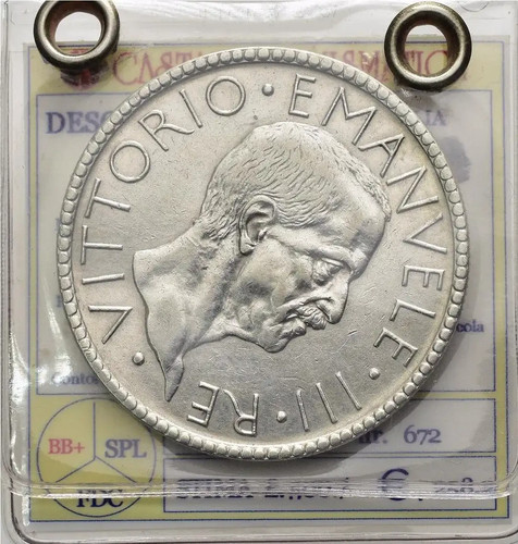 Italy lire 1927 yr - italy, vi