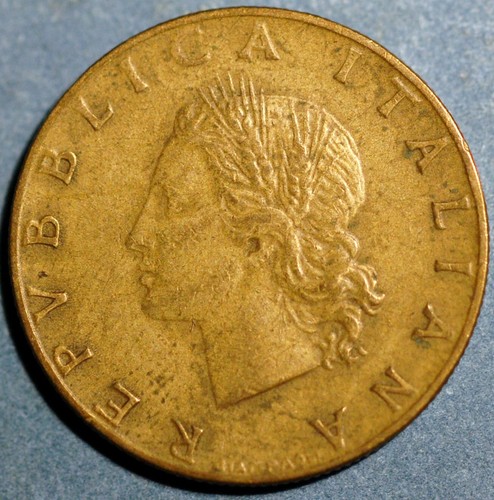 Italy lire 1958 - 1958, km# 97