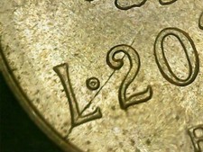 20 LIRE 1971 ERRORE - FRATTURA