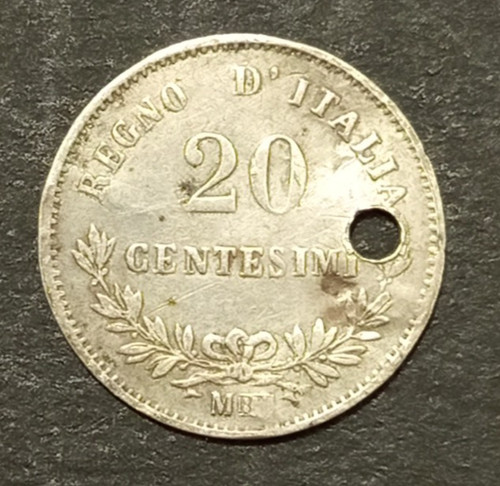 Cents 1863 milan - 20, mb