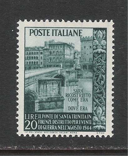 Italy 1949 new value - +,