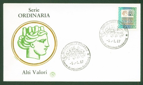 1987 italy fdc - italy,