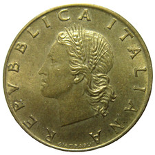 ITALY. 20 LIRE, 1958