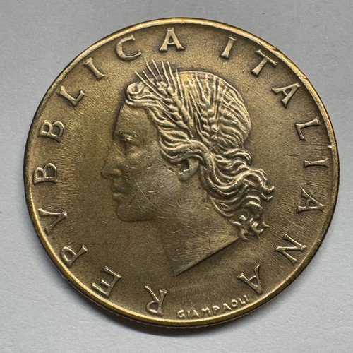 1958 italy lire - lire, coin
