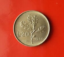20 LIRE 1980 ERRORE - FRATTURA