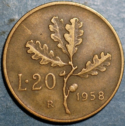 Italy lire 1958 97 - 20,