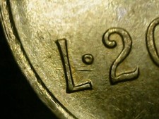20 LIRE 1989 ERRORE - LINEA IN
