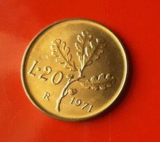 20 LIRE 1971 ERRORE - MANCANZA