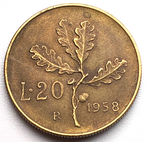Italy lire 1958 r - lire, /