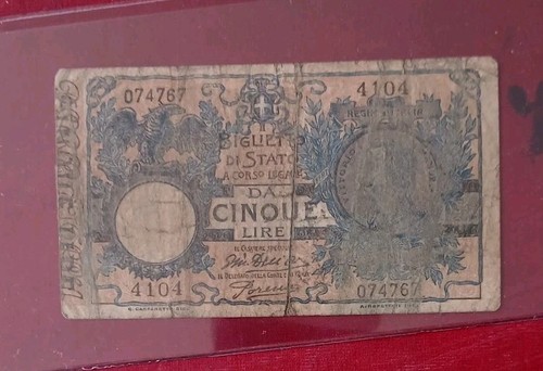 Italy lire 23 1904 25 - lire,, 1904-25