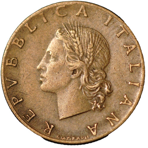 Italy lire 1958 97 - italy,