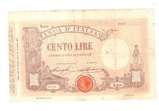 ITALY 100 lire 1918 P39.d